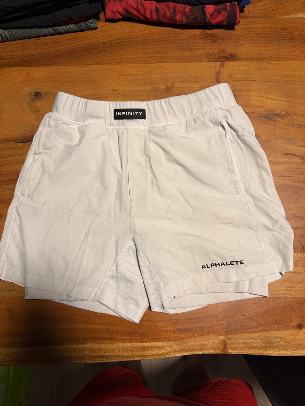 Alphalete Men’s White Infinity Training Shorts